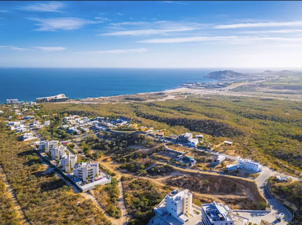 Panoramic view of the Los Cabos landscape.